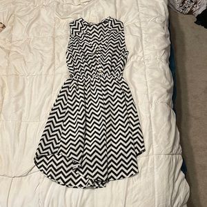 Black & White Chevron Dress